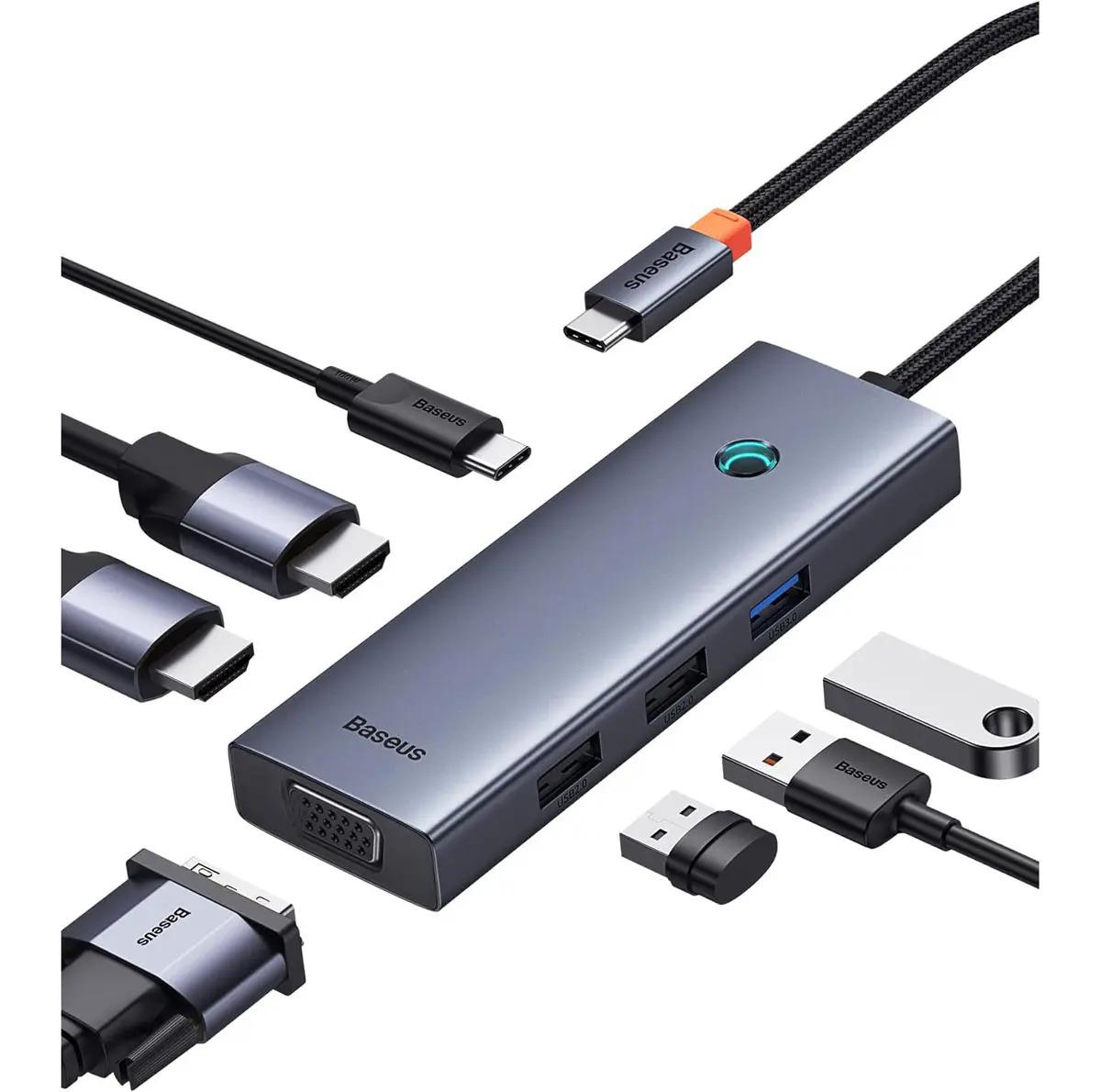 Baseus 7-in-1 USB-C Docking Station for $15.99 Shipped