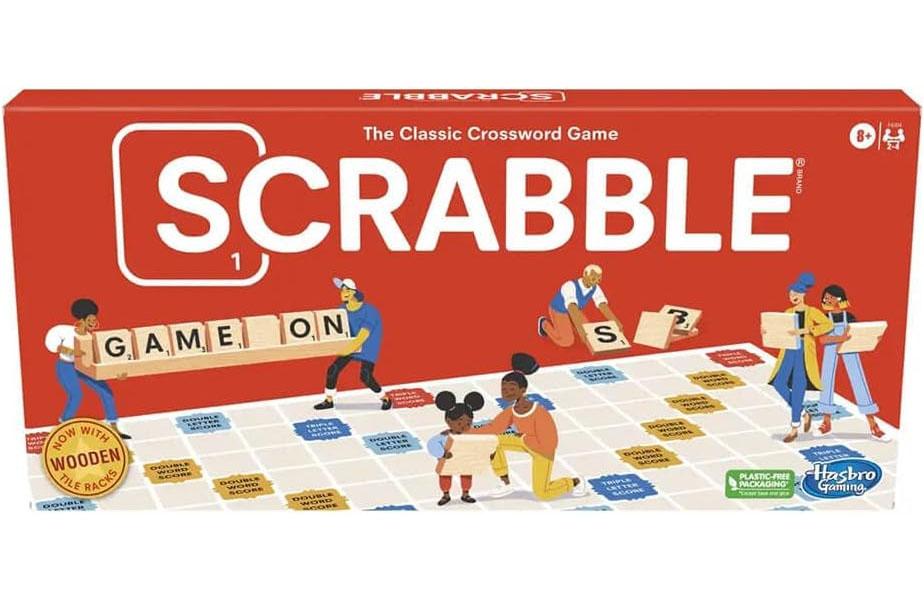 Hasbro Gaming Scrabble Board Game for $10