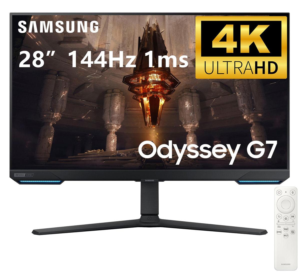 28in Samsung Odyssey G70B 4K UHD IPS G-Sync Monitor for $299.99 Shipped