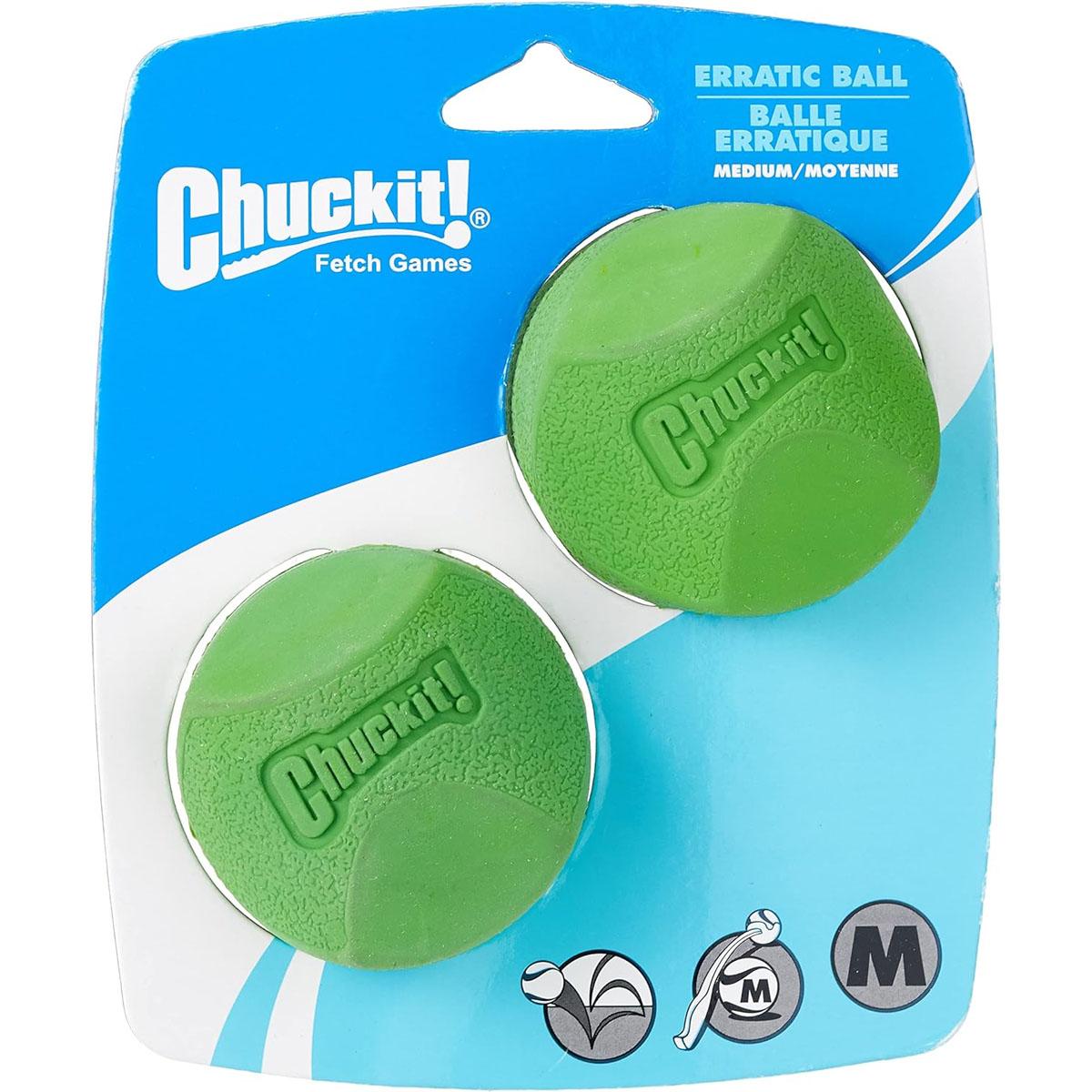 ChuckIt Erratic Ball Dog Toy 2 Pack for $4.03