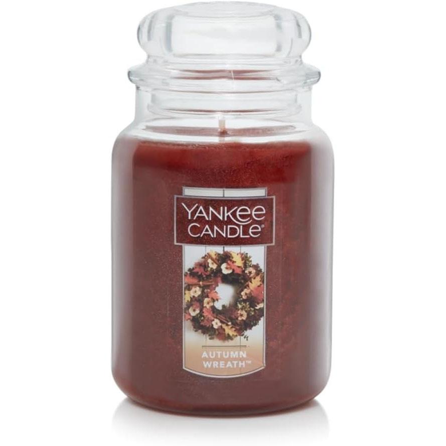 Yankee Candle Autumn Wreath Scented for $12