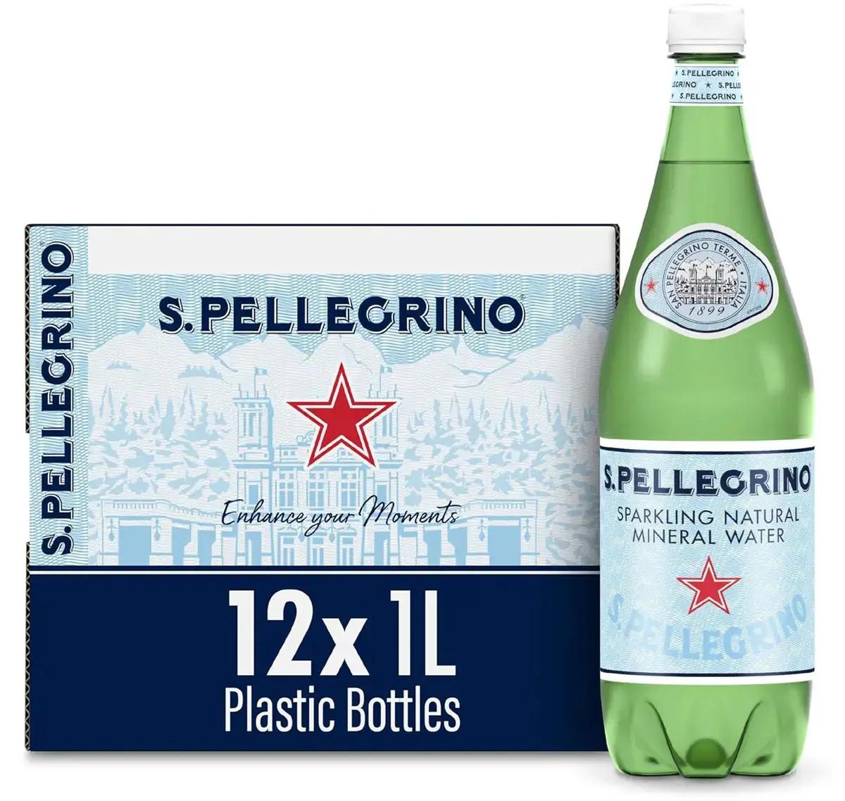 12 S.Pellegrino Sparkling Natural Mineral Water for $11.98