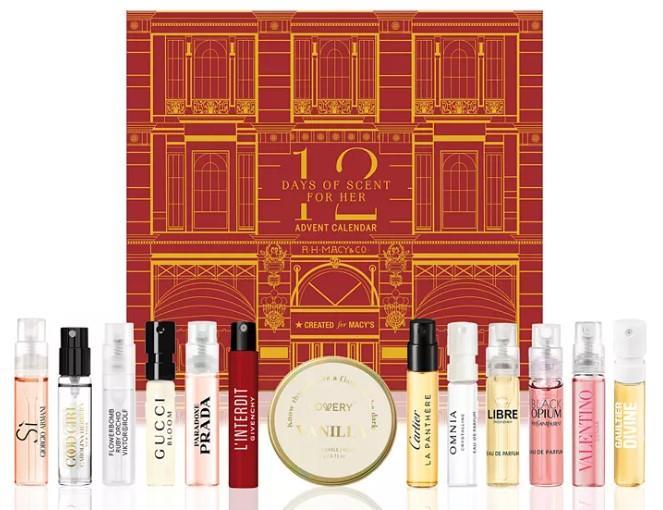 Womens 13-Piece Favorite Scents Advent Calendar Gift Set for $29.75